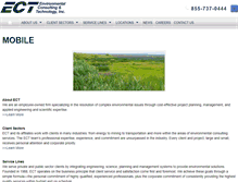 Tablet Screenshot of ectinc.com